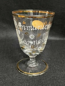 Charmant verre émaillée Souvenir de première communion - collection  - Picture 1 of 2