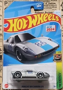 Hot Wheels Porsche 904 Carrera GTS Silver 158/250 2024 1/10 Exotics - Picture 1 of 2