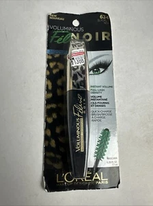 L'OREAL VOLUMINOUS FELINE NOIR MASCARA 634 BLACKEST WATERPROOF SEALED WORN BOX - Picture 1 of 2