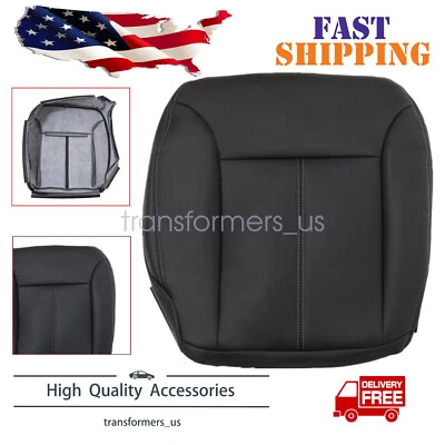 Cubierta de asiento de cuero negra para parte inferior del conductor Mercedes Benz GL450 2010 2011 2012 Foto 1 de 4