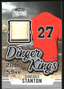 2020 Leaf Lumber Kings Dinger Kings Silver #DK08 Giancarlo Stanton /12