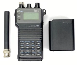 ICOM IC-4SAT UHF FM Amateur Handheld Transceiver Discontinued BP-90 Battery Pack - Picture 1 of 17