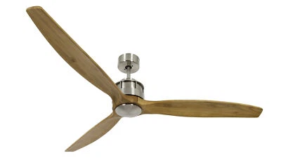 Energy saving Ceiling Fan with Remote Control Airfusion Akmani Chrome 152 CM - Image 1 of 4
