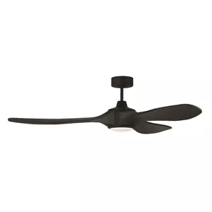 Craftmade Contemporary 60" Envy Ceiling Fan, Flat Black/Walnut - EVY60FB3 - Picture 1 of 1