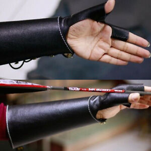 Custom Archery True Leather Arm Protection Guard Armband Restraint Protect gear