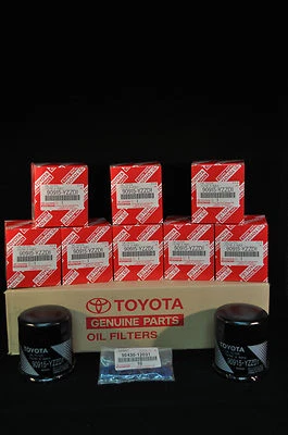 90915-YZZD1, cantidad 10, filtros de aceite Toyota con juntas de tapón de drenaje Foto 1 de 3
