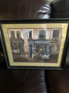 21x17” Ristorante Framed Art Print By RUANE Manning 2010 - Picture 1 of 6
