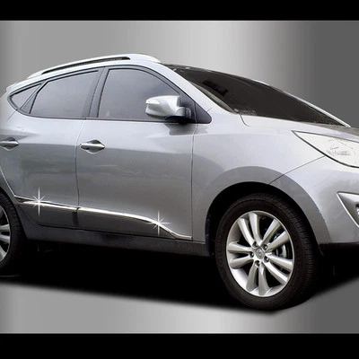 Moldura protectora de acento de faldones laterales cromados para Hyundai Tucson IX35 2010~2015 Foto 1 de 4