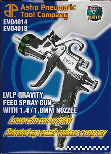 Astro Pneumatic EVO4018 Low Volume Low Pressure (LVLP) Spray Gun - 1.8mm - Bild 1 von 5