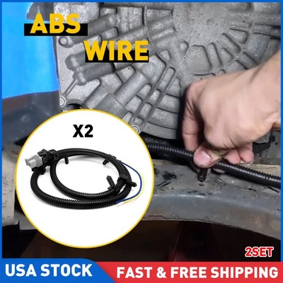 4x ABS Sensor de velocidad de rueda Arnés de cables Enchufe coleta para Chevrolet Buick Cadillac Foto 1 de 4
