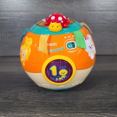 VTech Move and Crawl Baby Ball Música y Sonido Niño Pequeño Probado y Funciona Foto 1 de 4