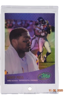 2000 eTopps Randy Moss #12 Limited Print Run Minnesota Vikings HOF - MINT - Image 1 of 4