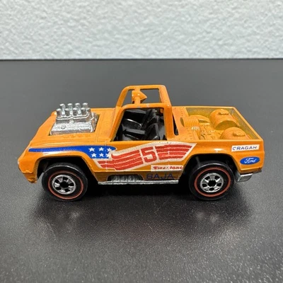 Hot Wheels 1974 Hong Kong Redline Flying Colors Baja Bruiser in Orange - Image 1 of 4