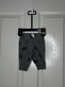 Carters Sport Jogginghose Ameisen Baby Jungen Größe 3 Monate grau Pull On - Bild 1 von 3