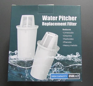 Nispira Water Filter Replacement 2 Pack for Nakii Aquaphor Pitchers New Sealed - Picture 1 of 9