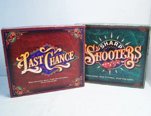 Last Chance + Sharp Shooters Würfel Brettspiele Casino 90er Milton Bradley KOMPLETT - Bild 1 von 22
