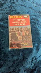 The Beatles Sgt. Peppers Lonely Hearts Club Band Cassette Tape TC-PCSO-7027 - Picture 1 of 10