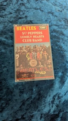 The Beatles Sgt. Peppers Lonely Hearts Club Band Cassette Tape TC-PCSO-7027 - Image 1 of 4