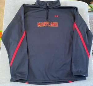 Maryland Terrapins Under Armour 1/4 Zip Size XXL - Picture 1 of 8
