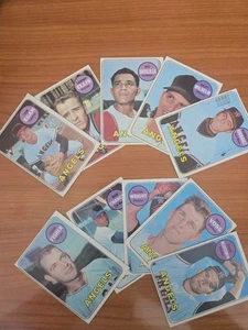 1969 Topps California Angels Baseball 10 card lot - EX or Better - Picture 1 of 2