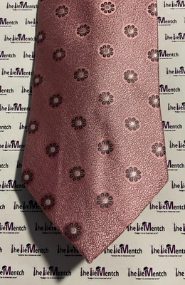 JOS. A. Corbata de cuello BANK Reserve rosa seda diseño floral 3,5” (nueva sin etiquetas) Foto 1 de 4