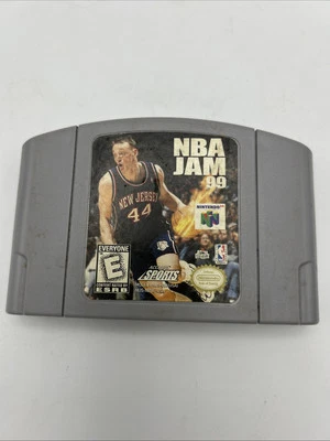 NBA Jam 99 (Nintendo 64 N64, 1998) Authentic Cart Tested - Image 1 of 4