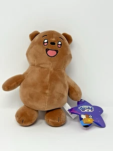 Peluche We Baby Bears 8” marrone Chibi Grizz Cartoon Network fabbrica di giocattoli nuovo - Foto 1 di 3