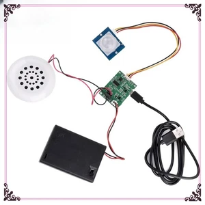 Módulo de reproducción de grabación de voz MP3 con sensor de movimiento PIR soporte de altavoz USB/TF - Imagen 1 de 15