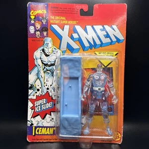 Marvel Comics X Men Iceman With Super Ice Slide Action Figure 1993 ToyBiz - Picture 1 of 11