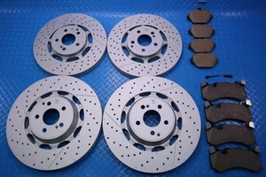 Pastillas de freno y rotores delanteros traseros Mercedes E63 AMG S TopEuro #12476 - Imagen 1 de 14