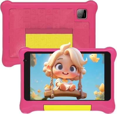 Tablet Bambini 7 Pollici Android 13 Quad Core 5 GB RAM 32 GB ROM 128 GB Estensio - Immagine 1 di 4