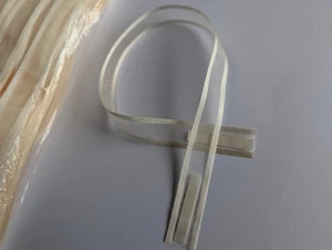 1000 longitudes de cinta de organza/satén pelar y pegar 330 mm de largo para bolsas/tarjetas de regalo - Imagen 1 de 6