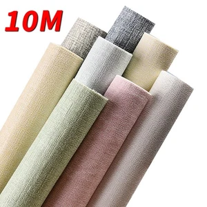 10M Cartoon Muster Selbstklebende Wärmedämmungs-Tapete Leinen Kinderzimmertapete - Bild 1 von 21