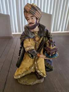 Belén grande Kirkland Signature Wiseman 562001 pintado a mano repuesto  - Imagen 1 de 6