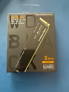 NEW - WD Black SN770 NVMe SSD Game Drive 2TB Gen4 - Free ShipN! - Afbeelding 1 van 1