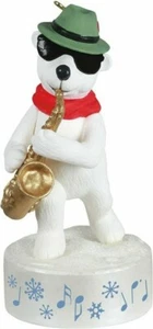 Hallmark 2021 Andenken Ornament Stylin' Saxophon Magic mit Sound NEU MIB  - Bild 1 von 2