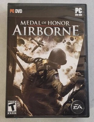 Medal of Honor: Airborne (PC DVD, 2007) CIB Videojuego Big Box Completo  Foto 1 de 4