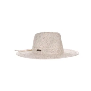 Panama Jack Women's Sun Hat - Paper Braid Straw, 3 1/2" Floppy Brim, UPF 50+ - Picture 1 of 5