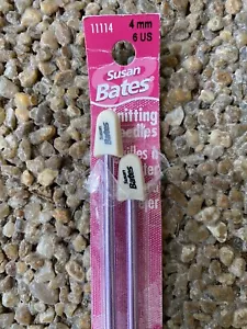 Susan Bates Knitting Needles Silvalume 4 mm / 6 US 13 Inches long - Picture 1 of 3