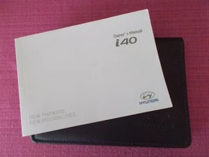 HYUNDAI i40 SALOON & ESTATE (2011 - 2015) OWNERS MANUAL - HANDBOOK . (ANG 49) - Picture 1 of 4
