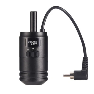 Empuñaduras inalámbricas para cartucho de tatuaje batería incorporada empuñadura 2 en 1 para máquinas de motor Foto 1 de 4