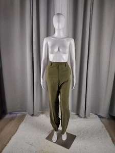 Pantalone chino donna A New Day leggero elastico in vita verde oliva taglia 10R (nuovo con etichette) - Foto 1 di 12