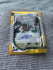 2022 Panini Absolute A.J. AJ Brown #80 GOLD STARS PARALLEL /10 Autograph AUTO