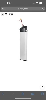 New 24 Volt 10Ah Battery , Keys, and Connecting Cables For  E Bikes - Image 1 of 4