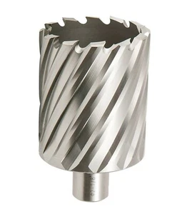 Taglierina anulare HSS 2-1/8"" diametro x 1"" profondità di taglio con gambo Weldon 3/4 - Foto 1 di 8