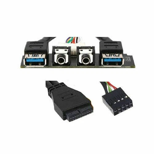 Silverstone USB3.0 Upgrade (2xUSB3.0, 2xAudio) - USB3.0 Cable (G11303750) - Image 1 of 1