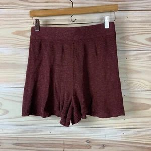 FP Beach Shorts Small Knit High Waisted Soft Stretch Boho Lounge Free People - Picture 1 of 11