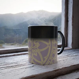 Pastel Purple and Gold Glossy Mug, 11oz - Picture 1 of 8
