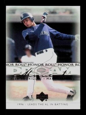 2002 Upper Deck Honor Roll - Dream Moments Alex Rodriguez #84 - Image 1 of 2
