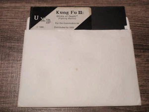 Kung Fu II Fighting Warrior 5.25" Floppy Disk Game for C64 Commodore 64 1986 UXB - Picture 1 of 6